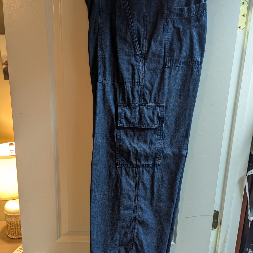 DKNY Men's Dark Blue Cargo Pants